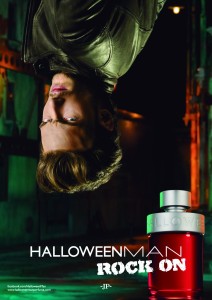 Visual publicitario Halloween Man Rock On