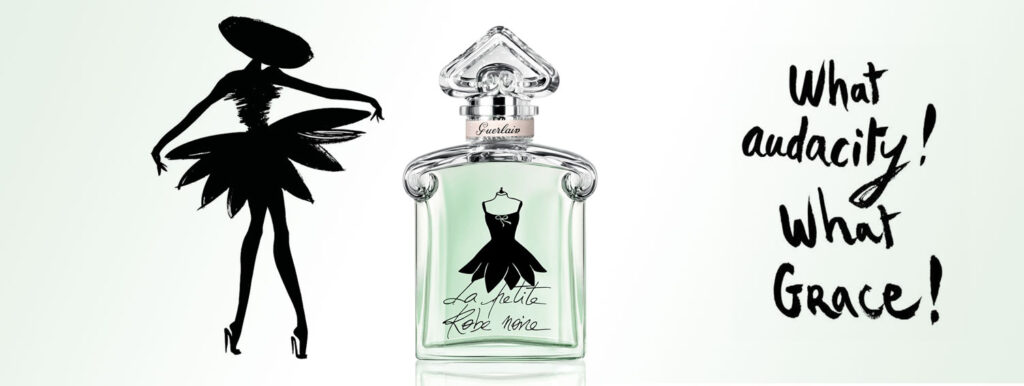 Guerlain La Petite Robe Noire Eau Fraîche y su musa.