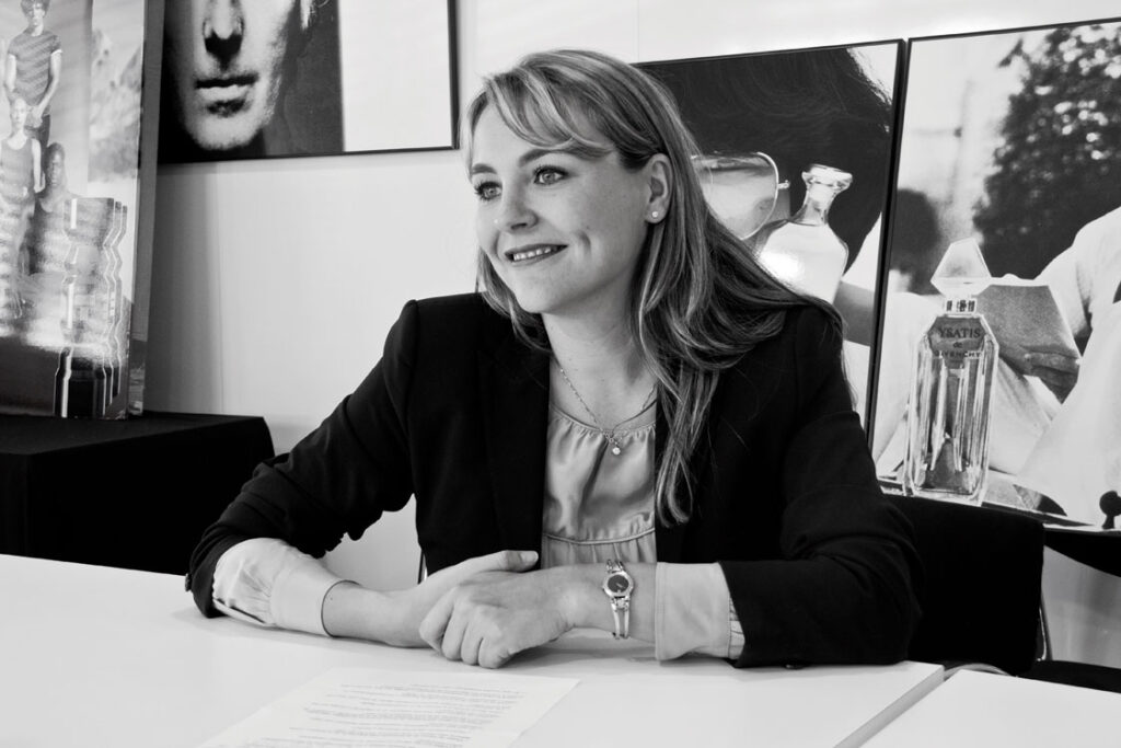 Adeline Vidal, directora general de LVMH Fragrance Brands.