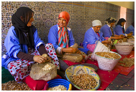 The Body Shop. Aceite de Argán en Marruecos.