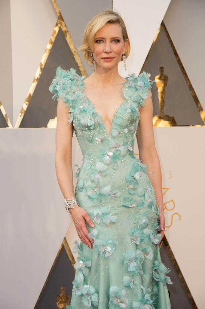 Cate Blanchett, Oscar 2016. Plano americano.