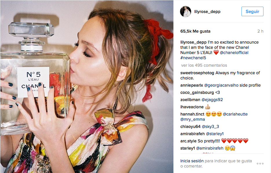 Instagram Lily Rose Depp