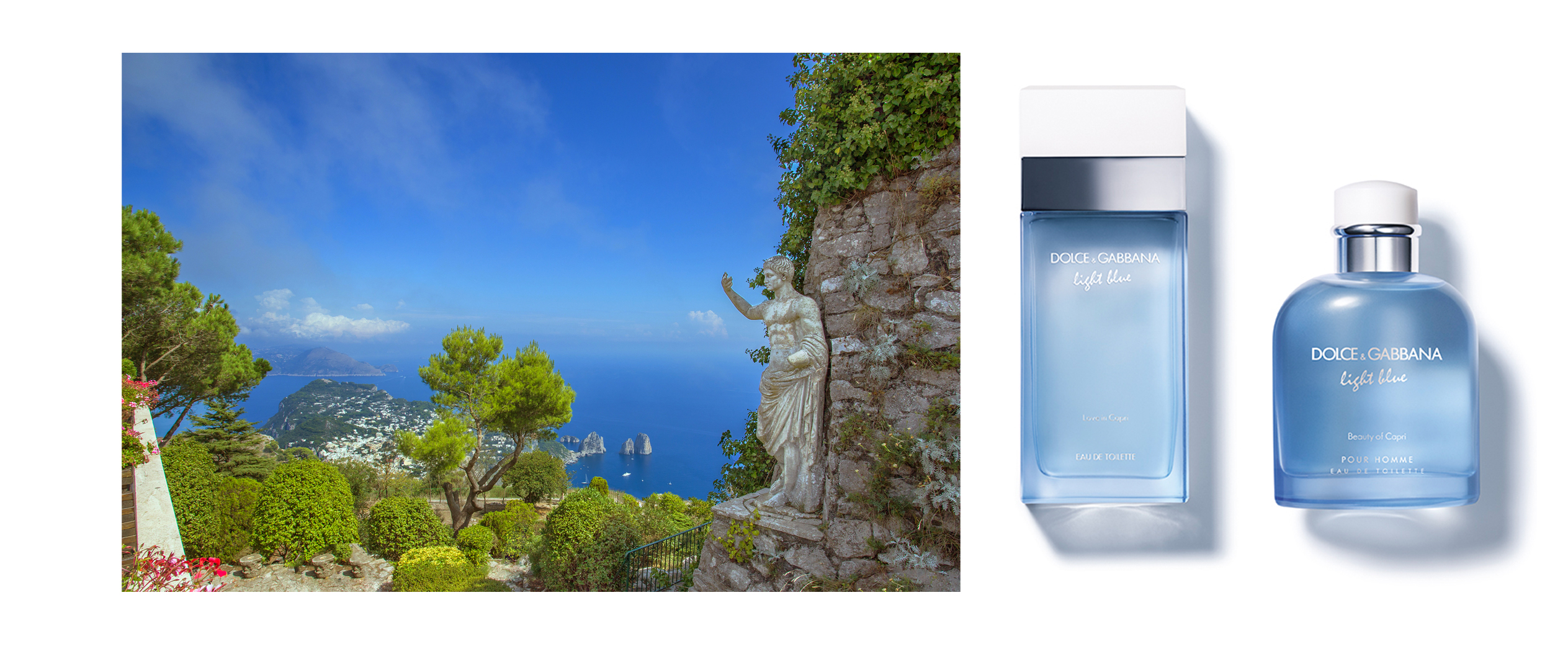DOLCE GABBANA Light Blue Capri
