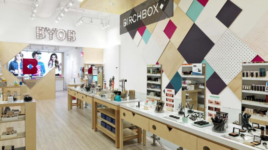 Birchbox, su boutique en París.