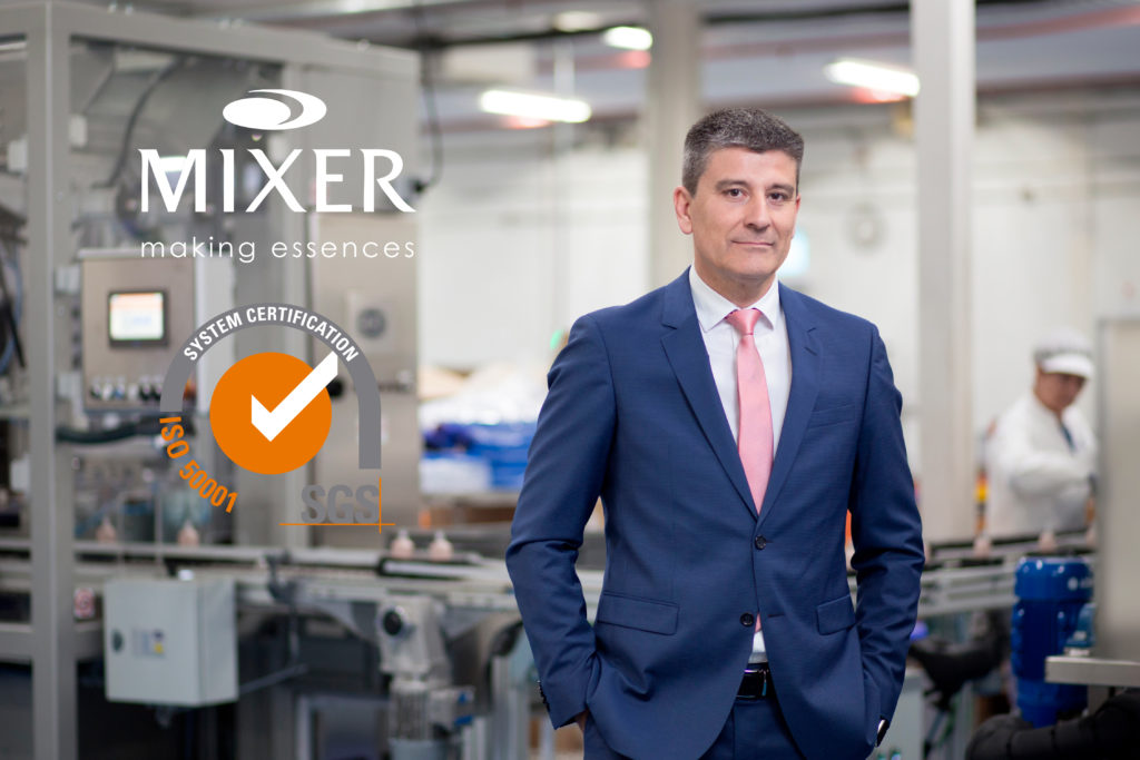 Javier Palacios, director de planta Mixer & Pack. La empresa implanta la ISO50001.
