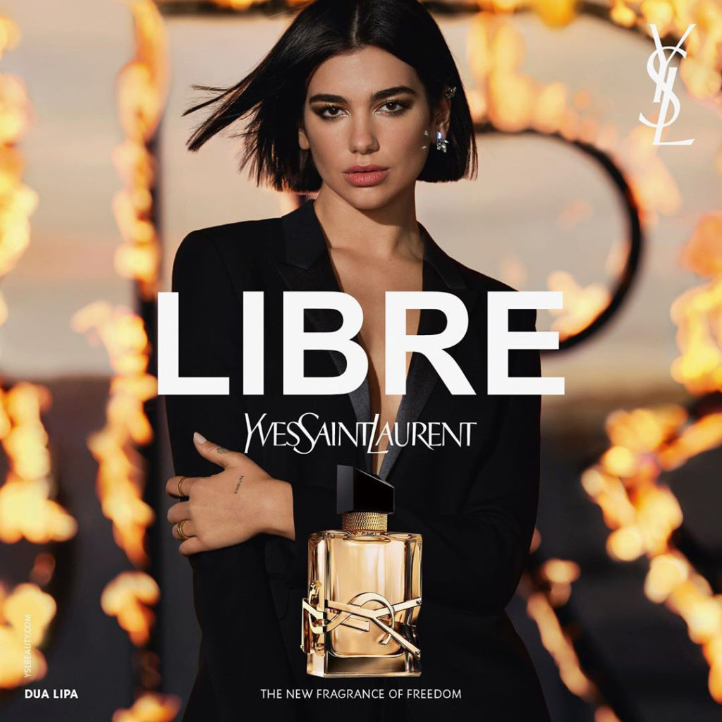 Libre nuevo perfume de YSL, embajadora Dua Lipa