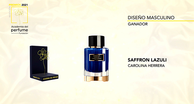 Diseño masculino: Saffron Lazuli de Carolina Herrera