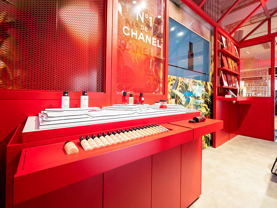 Espacio efímero de Nº1 de Chanel en Wow hasta el 8 de junio.