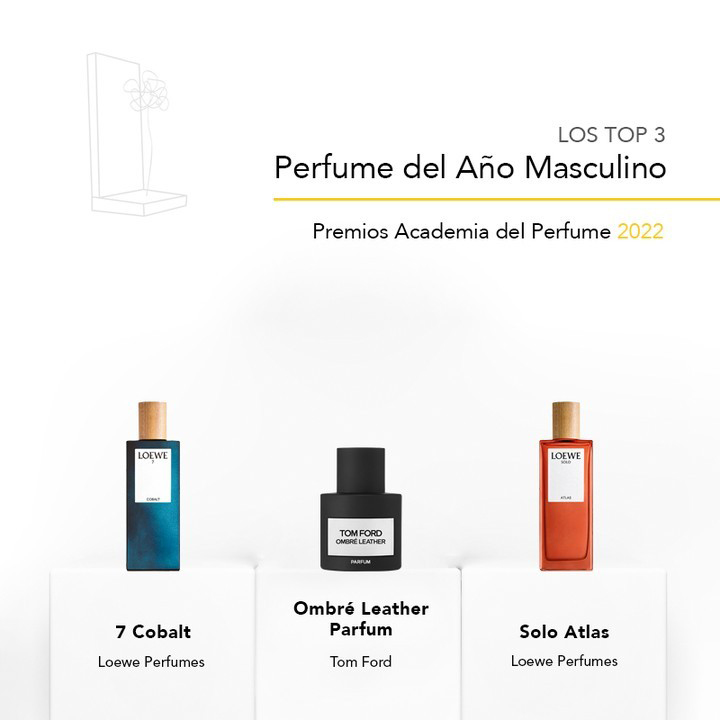 Perfume del año masculino, premios Academia del Perfume 2022