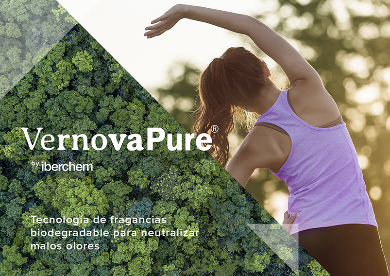 Iberchem presenta VernovaPure, una tecnología biodegradable para la neutralización de malos olores.