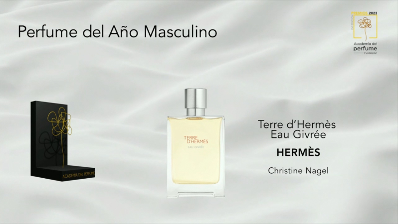 Mejor perfume masculino Academia del Perfume. Ganadores XVI Premios Academia del Perfume 2023
