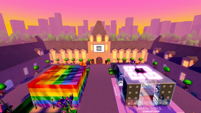 Givenchy Pride Pop-Up en Roblox